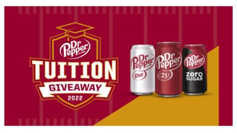 An Overview of the Dr Pepper Tuition Giveaway