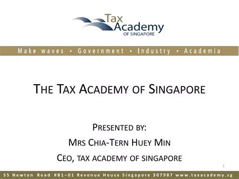 An Overview of the Tax Academy of Singapore