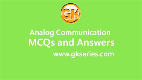 Analog Communication Objective Question With Answers Doc