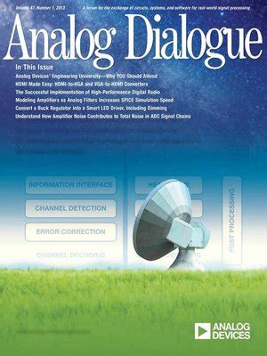 Analog Dialogue Volume 47 4 Book Series Kindle Editon