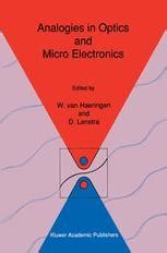 Analogies in Optics and Micro Electronics Selected Contributions on Recent Developments 1st Edition Reader