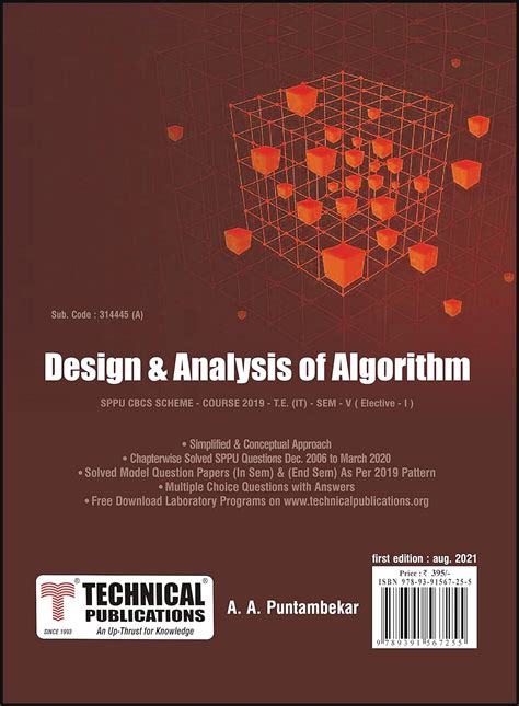 Analysis Of Algorithm And Design By A.puntambekar Pdf Ebook Reader