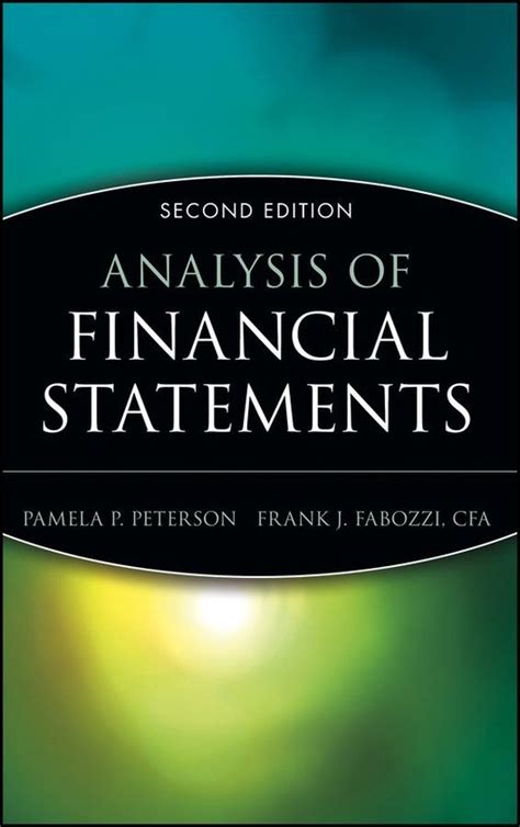 Analysis Of Financial Statements. Frank J. Fabozzi Series PDF Kindle Editon