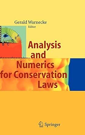 Analysis and Numerics for Conservation Laws 1st Edition Doc