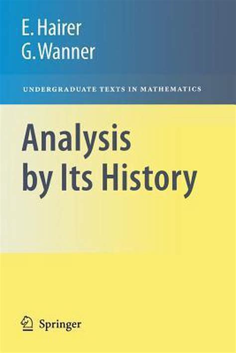 Analysis by Its History 2nd Printing PDF