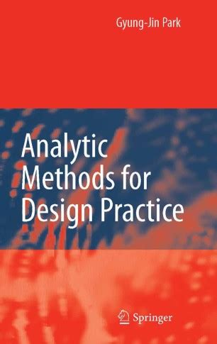 Analytic Methods for Design Practice 1st Edition Kindle Editon