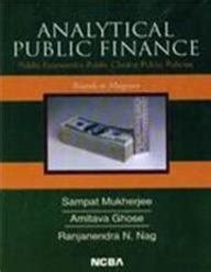 Analytical Public Finance Reader