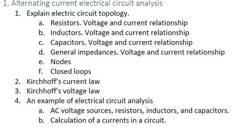 Analyze alternating currents in electrical circuits