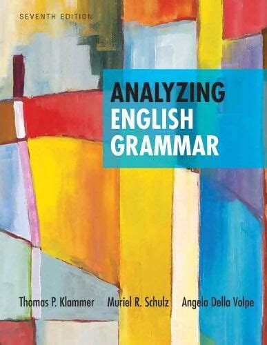 Analyzing English Grammar PDF