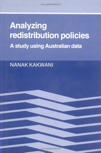 Analyzing Redistribution Policies A Study Using Australian Data PDF