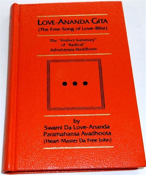 Ananda Gita The Song of Bliss Doc