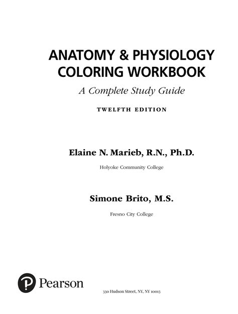 Anatomy And Physiology Coloring Workbook Chapter12 Answers Reader