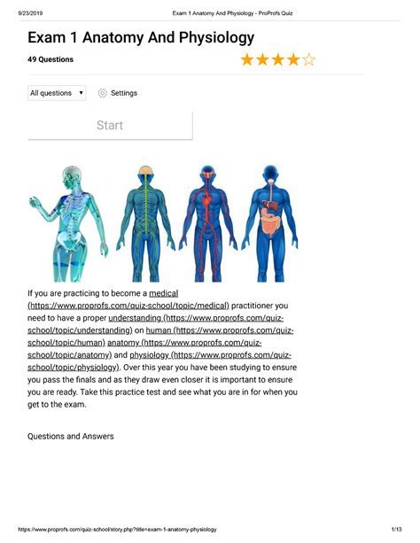 Anatomy and Physiology Exam 2: Ace It with Expert Strategies