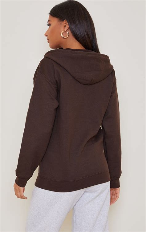 Anatomy of a Brown Zip-Up Hoodie