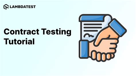 Automated contract testing for AnchorStack
