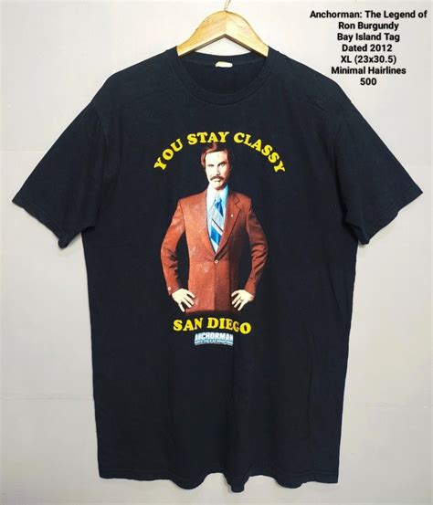 Anchorman Movie T-Shirts: Sharpen Your Wit with Ron Burgundy's Style