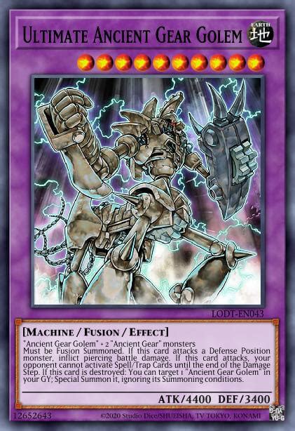 Ancient Gear Golem: The Legendary Machine Monster of Yu-Gi-Oh!