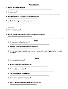 Ancient Greece Webquest Answer Key Reader