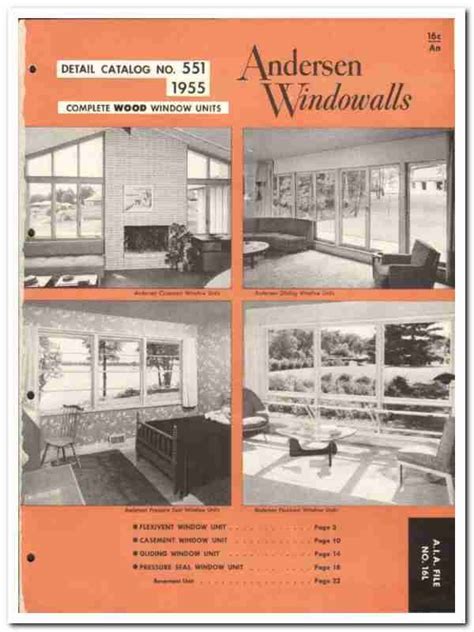 Andersen Casement Window Catalog