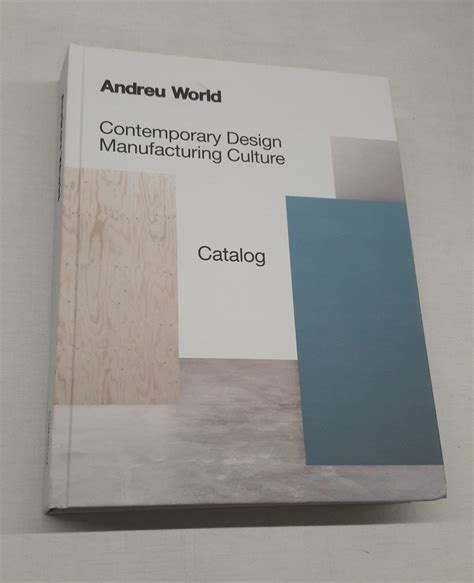 Andreu World Catalog Contemporary Design Manufacturing