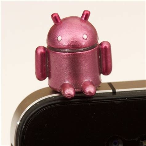 Android robot mobile earphone accessory Doc