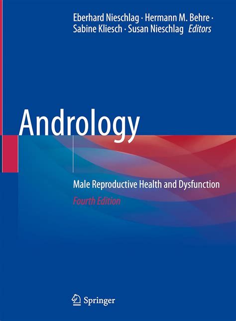 Andrology Male Reproductive Health and Dysfunction PDF