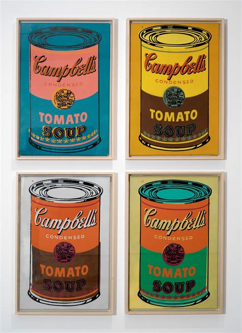 Andy Warhol Colored Campbell s Soup Cans Reader
