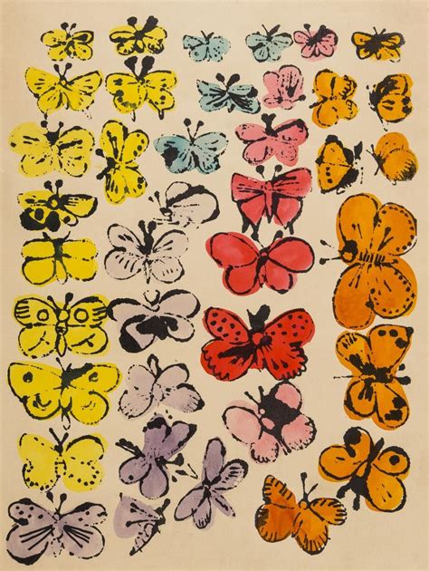 Andy Warhol Happy Butterfly Day Magnetic Note Pad Reader