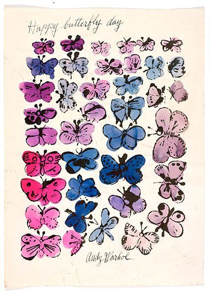 Andy Warhol Happy Butterfly Day Sticky Notes Doc