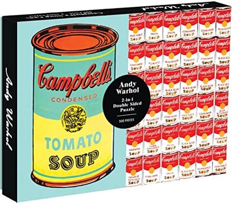 Andy Warhol Soup Can 2-sided 500 Piece Puzzle Reader