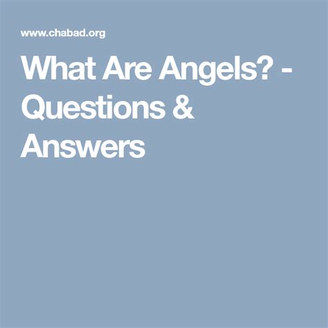 Angel Questions And Answers Doc