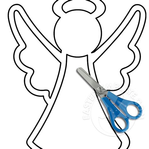 Angel Template To Cut Out