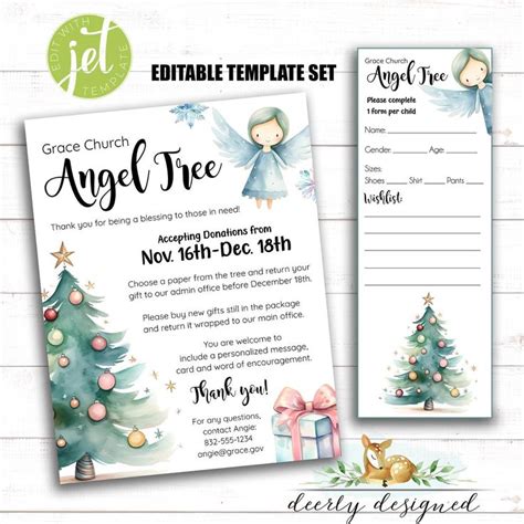 Angel Tree Template