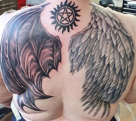 Angel and Demon Wings: A Timeless Symbolism in Tattoo Art