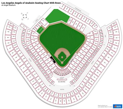 Angels Stadium Seating Chart With Rows