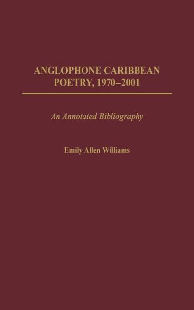 Anglophone Caribbean Poetry Kindle Editon