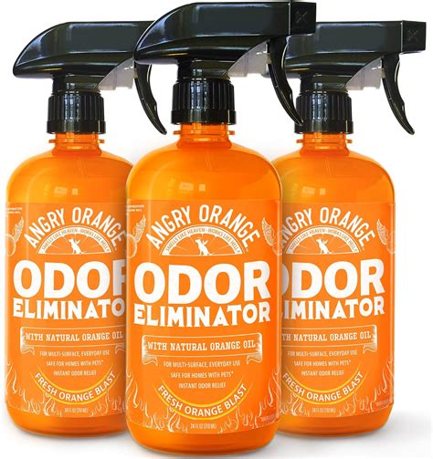 Angry Orange 2-in-1 Odor Eliminator: Eradicate Unpleasant Scents in 13 Seconds