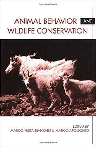 Animal Behavior and Wildlife Conservation PDF