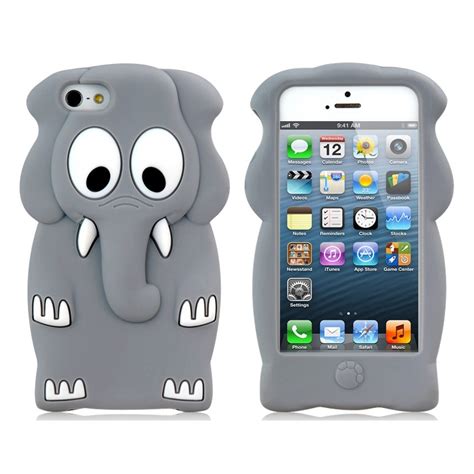 Animal Elephant Silicone Cover iPhone Kindle Editon