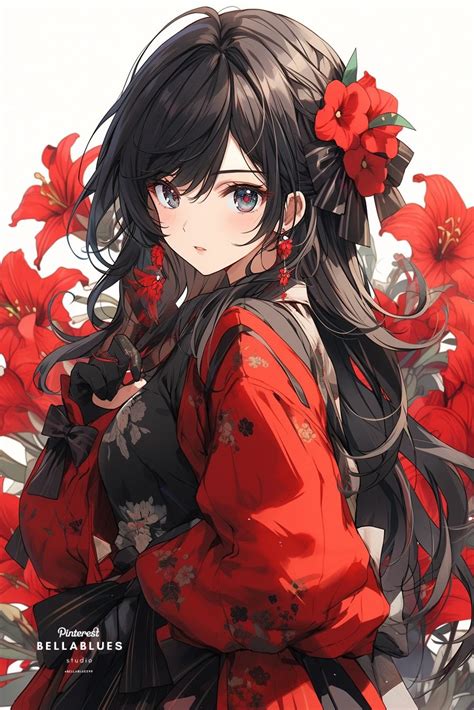 Anime Beauties with Black Hair: A Timeless Allure