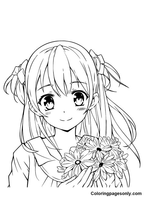 Anime Printable Coloring Pages