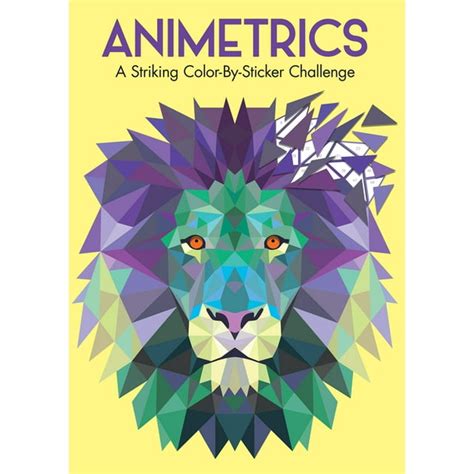 Animetrics A Striking Color-By-Sticker Challenge Kindle Editon