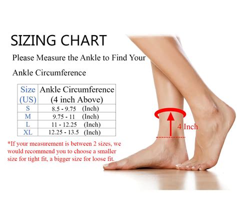 Ankle circumference: