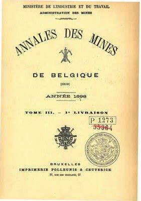 Annales Belgiques Des Sciences Epub