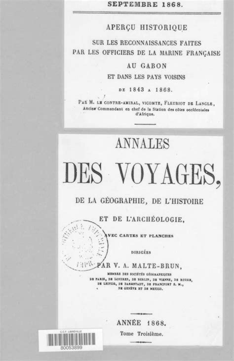 Annales Des Voyages Epub