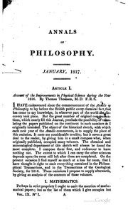 Annals Of Philosophy Volume 21 Reader