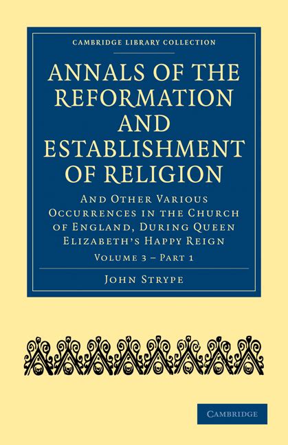 Annals of the Reformation and Establishment of Religion Reader