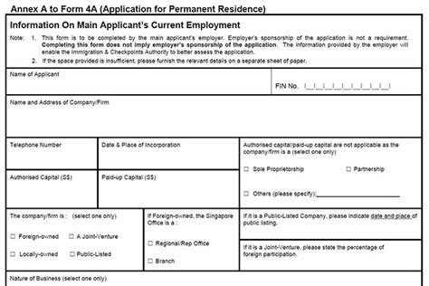 Annex A PR Application: Your Guide to Success