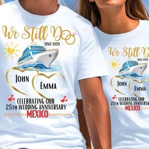 Anniversary Cruise Shirts: A Special Way to Celebrate a Milestone