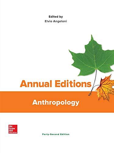 Annual Editions Anthropology Kindle Editon